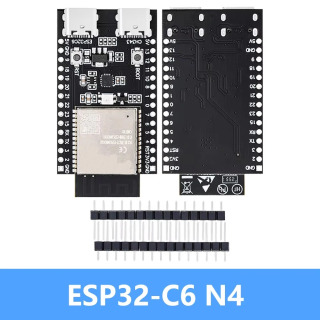 ESP32 / ESP32-C6 WiFi + Bluetooth Интернет вещей Двойная плата разработки Type-C Основная плата ESP32-C6-Dev-Kit C N16R8 Бежевый