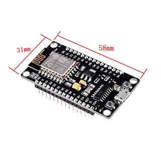 Модуль ESP8266 NodeMcu v3 Lua с Wi-Fi, беспроводная плата CH340 для разработки «Интернет для вещей», ESP8266 с антенной PCB и портом USB для Arduino Хаки