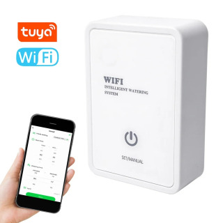 TUYA WIFI Интеллектуальное поливное оборудование Сад Цветочный полив Автоматическое поливное оборудование Интеллектуальное приложение для жизни Управление садоводством Инструменты БЕЛЫЙ