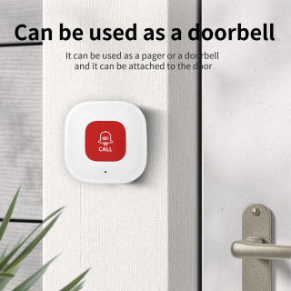 Smart Simsiz WiFi Keksa Peyjer SOS qo'ng'iroq tugmasi Uydagi keksa bemorlar uchun shoshilinch tibbiy ogohlantirish tizimi
