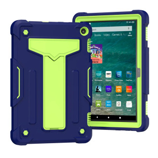 Kindle Fire HD8 Plus 2022 2020 uchun stendli ogʻir yukga moʻljallangan himoya planshetli sumkasi Amazon Kindle HD10 HD 10 Plus Fire 7 2022 Коричневый Тринадцать