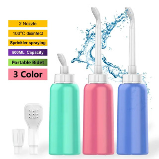 Bide uchun portativ sayohat qo'l dushi, 500 ml