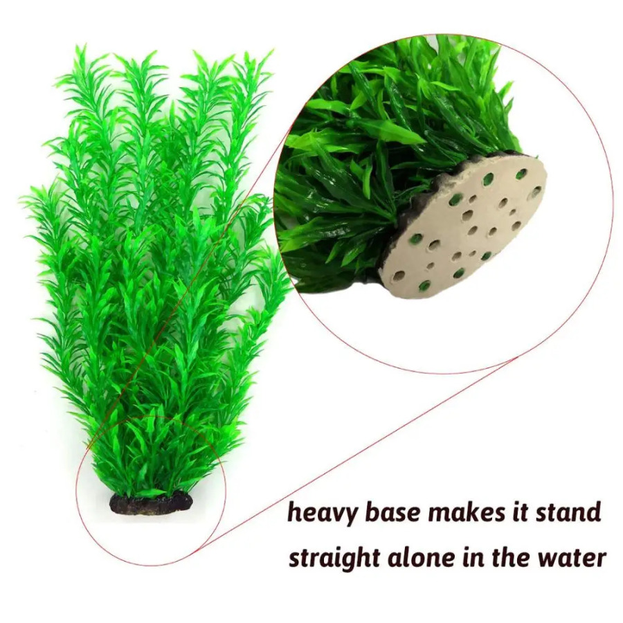 Akvarium o'simliklari, baliq akvarium o'simliklari, sun'iy o'simliklar, suv uchun suv, qizil yashil katta baliq akvarium zavodi, baliq akvarium bezaklari