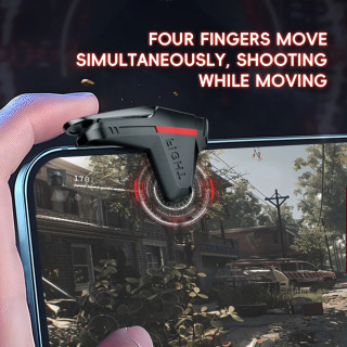 Mobil oʻyin kontrollerlari Telefon triggerlari yangilangan versiya Mobil oʻyin trigger sezgir tortishish boshqaruvchisi Joystick tugmalari