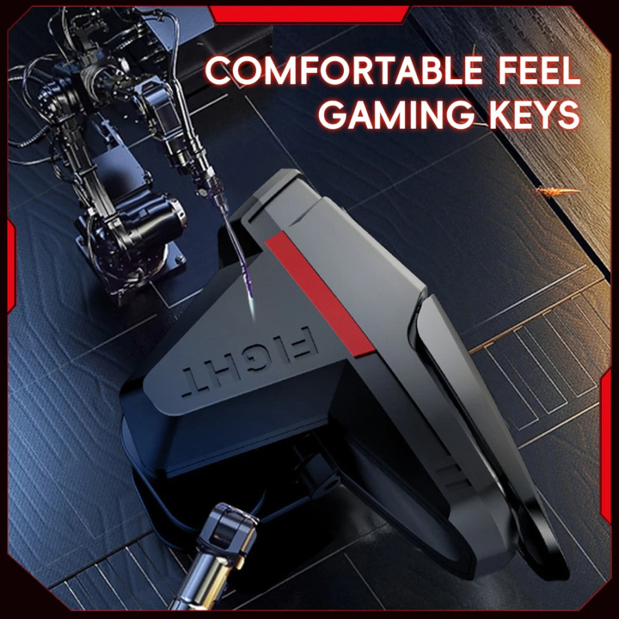 Mobil oʻyin kontrollerlari Telefon triggerlari yangilangan versiya Mobil oʻyin trigger sezgir tortishish boshqaruvchisi Joystick tugmalari