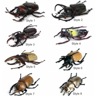 Realistic Insect Animals Model Wild Insect Science Beetle Action Figures Education Dynastes Lifelike Insect Figurines