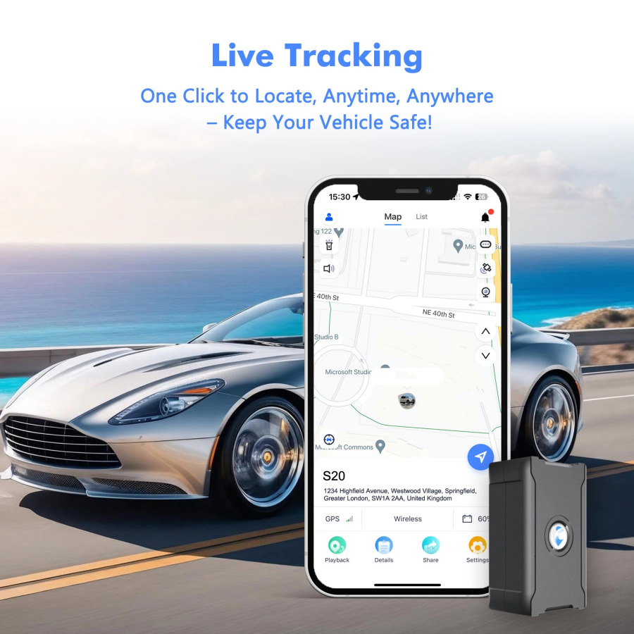 Лучший GPS-трекер для транспортных средств и мотоциклов ‌     - GPS-трекер для автомобилей/автомобилей/мотоциклов с необходимой подписью |     Мониторинг в реальном времени |     Высокая точность