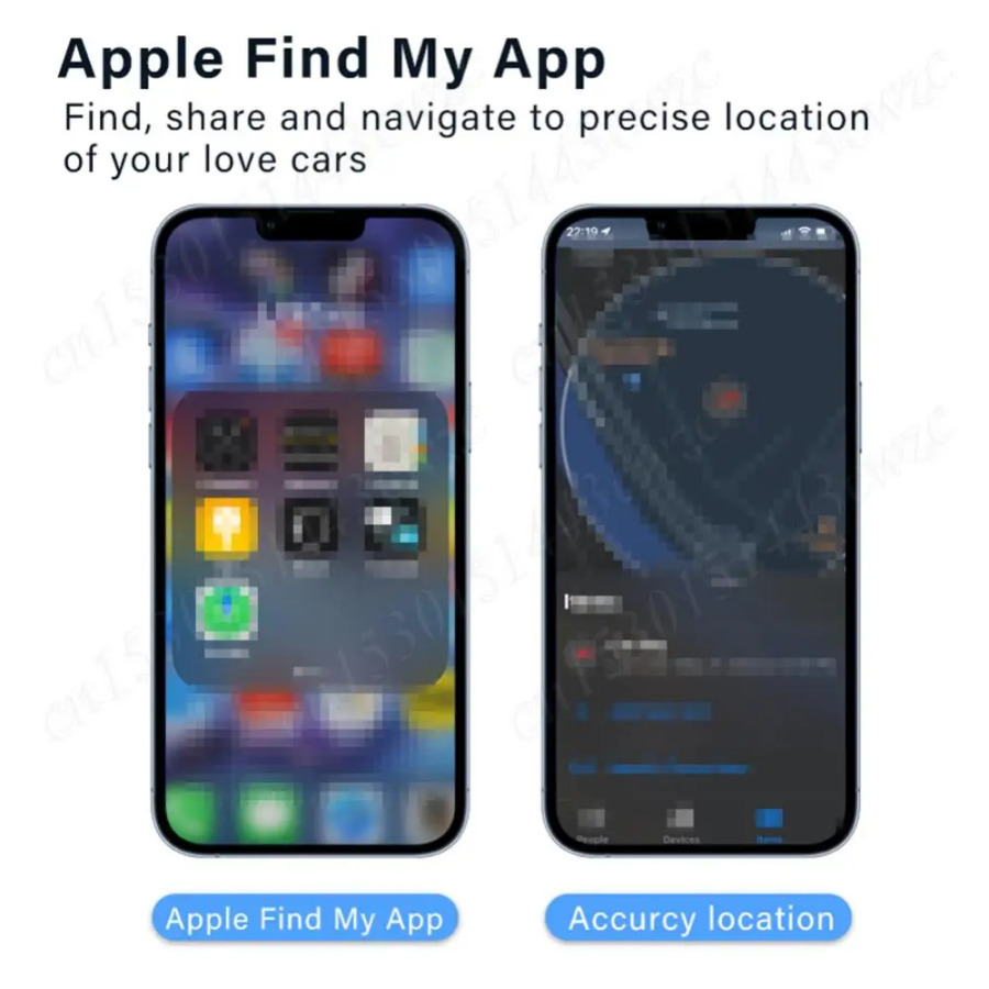 Universal telefon GPS kuzatuvchisi Avtomobil real vaqtda GPS kuzatuvchisi Apple uchun mening ITagimni toping yo'qolgan qurilmani topuvchi