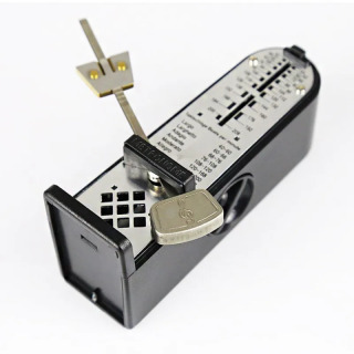 Mexanik gitara metronom aniq retro metronom mayatnik yopishtiruvchi barmoq pianino gitara skripka musiqa aksessuarlari uchun og'ir qo'ng'iroq yo'q