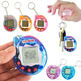 1 dona shaffof elektron uy hayvonlari Tamagotchi Nostalgic 168 uy hayvonlari bitta virtual kiber-raqamli nostaljik kulgili o'yinchoqlar pikselli qiziqarli o'yinlar