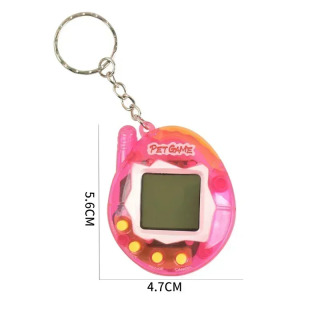 1 dona shaffof elektron uy hayvonlari Tamagotchi Nostalgic 168 uy hayvonlari bitta virtual kiber-raqamli nostaljik kulgili o'yinchoqlar pikselli qiziqarli o'yinlar