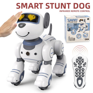 RC robot it elektron yuradigan raqsga tushuvchi it aqlli sensorli masofadan boshqarish pulti it o'yinchoqlari bolalar o'yinchoqlari o'g'il bolalar uchun kulgili sovg'a