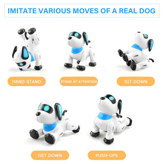 RC robot it elektron yuradigan raqsga tushuvchi it aqlli sensorli masofadan boshqarish pulti it o'yinchoqlari bolalar o'yinchoqlari o'g'il bolalar uchun kulgili sovg'a