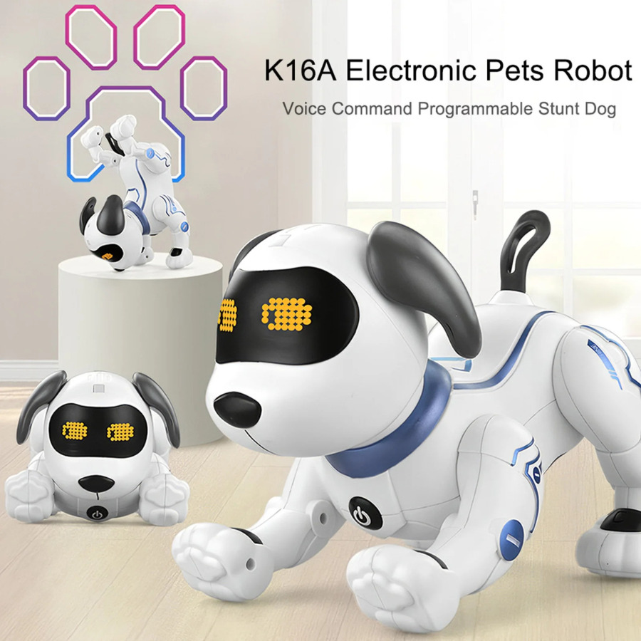 RC robot it elektron yuradigan raqsga tushuvchi it aqlli sensorli masofadan boshqarish pulti it o'yinchoqlari bolalar o'yinchoqlari o'g'il bolalar uchun kulgili sovg'a