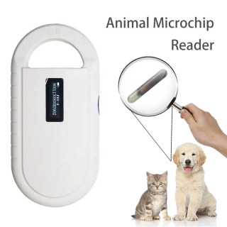 Uy hayvonlari uchun mikrochip skaneri, qoʻlda uy hayvonlari uchun chiplarni oʻqish qurilmasi, qoʻlda RFID oʻquvchi, ISO 11784/11785 FDX-B va ID64 EMIDni qoʻllab-quvvatlaydi