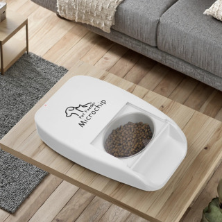 Aqlli mikrochip RFID uy hayvonlarini oziqlantiruvchi mushuk idishi Ekologik toza plastik ko'p uy hayvonlarini tanib olish uchun yangi yangilangan aqlli mushuk idishi