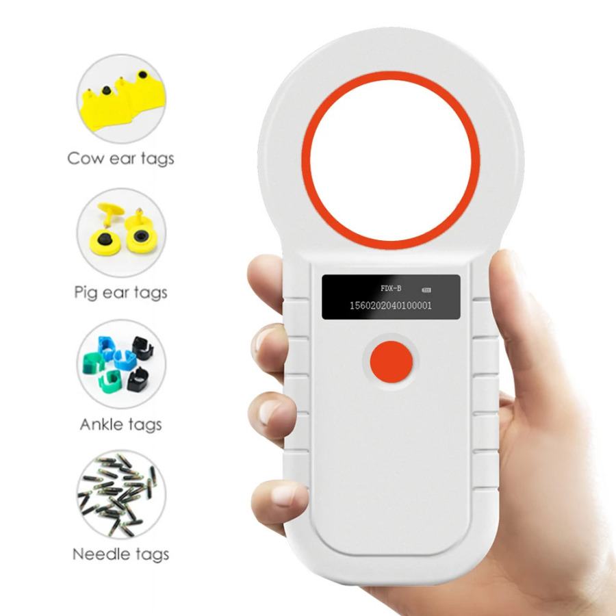 Uy hayvonlari uchun mikrochip skaneri RFID hayvonlar identifikatori yorlig'i skaneri Uy hayvonlari chiplari skaneri ISO11784/85/FDX-B/EMID itlar, uy hayvonlari va mushuklar uchun