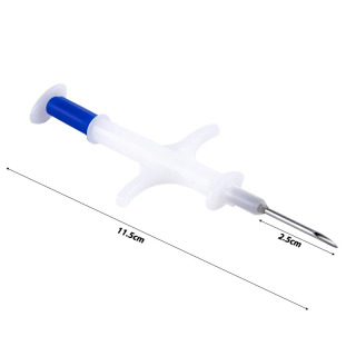 Mushuk va itlarni implantatsiya qilish uchun 1 dona shprits, 1,4x8 mm