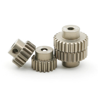 Металлический комплект шестерен 18T 19T 24T 25T для Tamiya TT01 TT02 TT-02 TB02 TA05, детали для обновления радиоуправляемого автомобиля, аксессуары