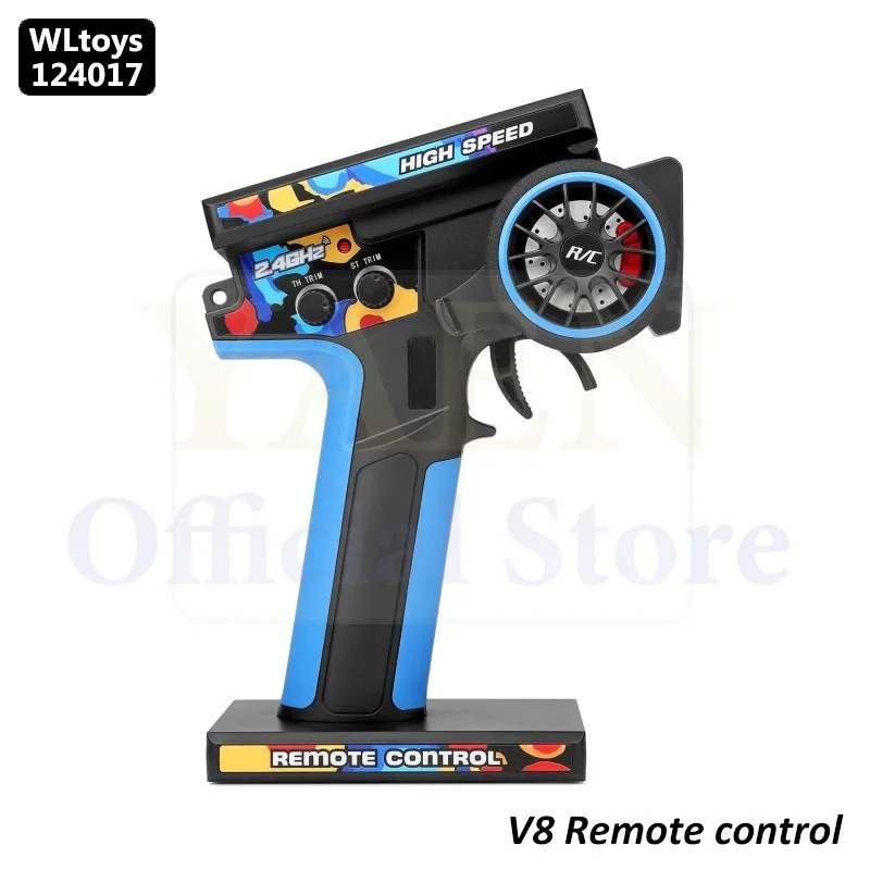 WLtoys 124017 1/12 RC original metall ehtiyot qismlar aylanma qoʻl C pastki oʻrindiqli Dvigatel differensial vites qutisi amortizatorlar shinalar