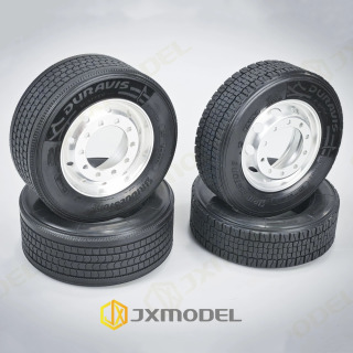 2 шт. RC шины резиновые шины JXMODEL шины для Tamiya 1/14 RC Tactor Truck Semi Trailer 770S TGX FH16 детали самосвала аксессуары для самостоятельного изготовления