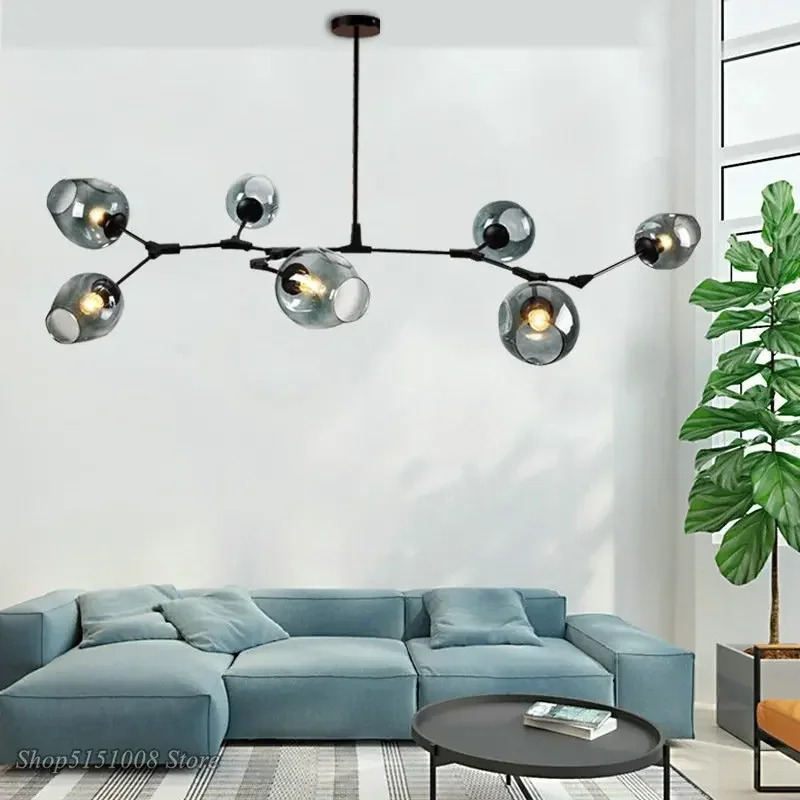 Zamonaviy LED marjon chiroqlari, yashash xonasi yotoqxona oshxonasi uchun yotoqxona ovqat xonasi yoritgichi uchun LED marjon chiroqlari