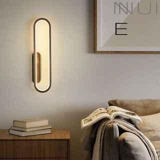 Zamonaviy Led devor yoritgichi Minimalist devor yoritgichi yashash xonasi yotoqxona zina yoritgichi Uyni bezatish toʻshak yonidagi Skandinaviya devor chiroqlari lampalari