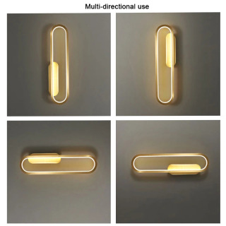 Zamonaviy Led devor yoritgichi Minimalist devor yoritgichi yashash xonasi yotoqxona zina yoritgichi Uyni bezatish toʻshak yonidagi Skandinaviya devor chiroqlari lampalari