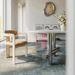 Французский средневековый обеденный стул, дизайнерский, элитный, легкий люкс, со спинкой, в стиле Баухаус, современный, простой стул для обеденного стола