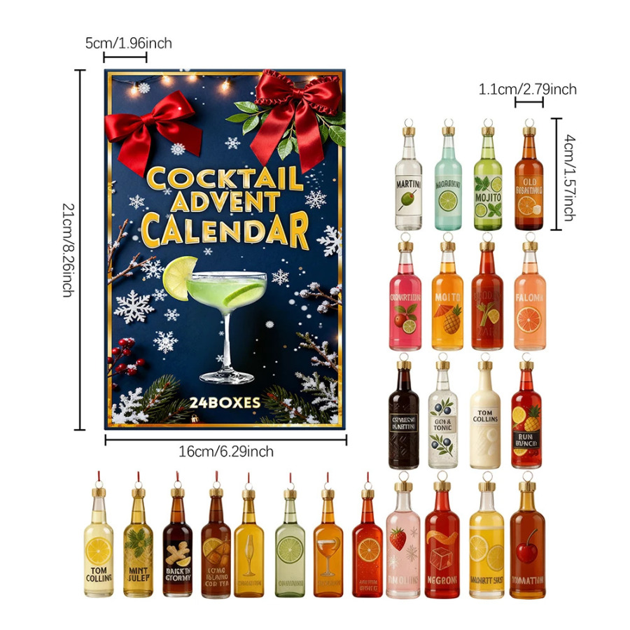 Bayram kechalari uchun Rojdestvo ruhlari taqvimi, ajoyib bayram sovgʻasi, ofis stoli