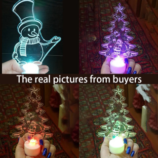 Rangli LED dekorativ chiroqlar Yangi yil Rojdestvo daraxti osilgan bezaklar Qordan odam Santa Klaus Neon partiyasi uy bezaklari