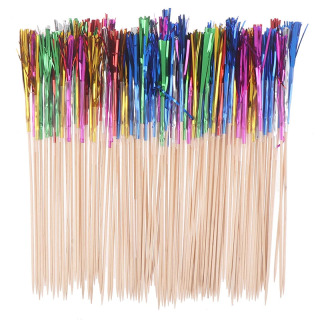 100 dona Kokteyl Fireworks Ichimlik tayoqchalari Xellouin ziyofati bezaklari Ichimlik buyumlari Partiya tayoqchalari bezaklari