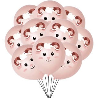 10/30 dona ferma sigir choʻchqa ot qoʻy tovuq lateks sharlar Bolalar tugʻilgan kuni ziyofati bezatish hayvonlar shari chaqaloq dush Globos sharlar
