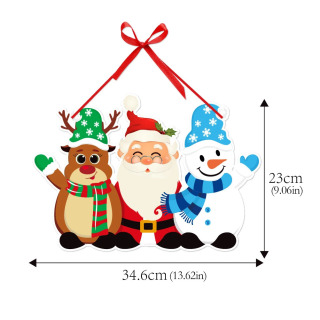 Rojdestvo uy bezaklari Rojdestvo eshik ilgichlari marjonlari Santa Klaus uchun eshik ilgichlari Rojdestvo uyini bezash uchun Yangi yil 2024 bezaklari Оливковый