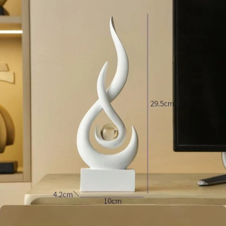 Minimalist haykalchalar uchun uy bezatish haykali Stol markazlari Zamonaviy qumtosh haykalchalari uyga joylashish sovgʻalari Желтый