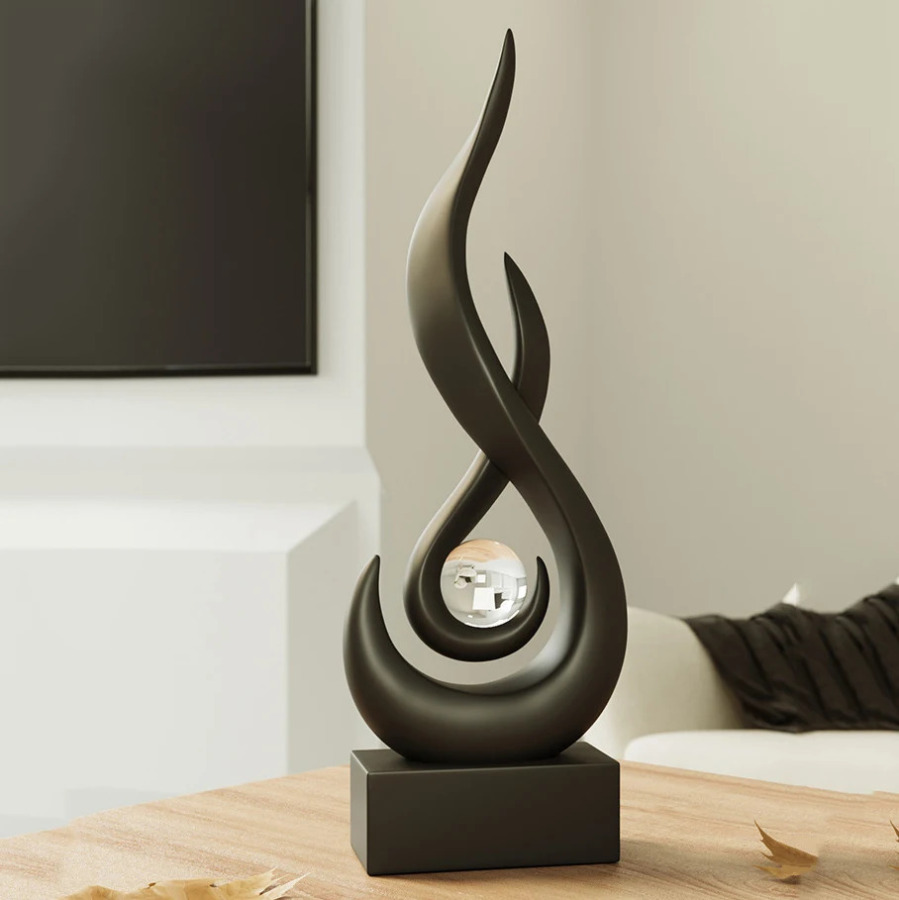 Minimalist haykalchalar uchun uy bezatish haykali Stol markazlari Zamonaviy qumtosh haykalchalari uyga joylashish sovgʻalari
