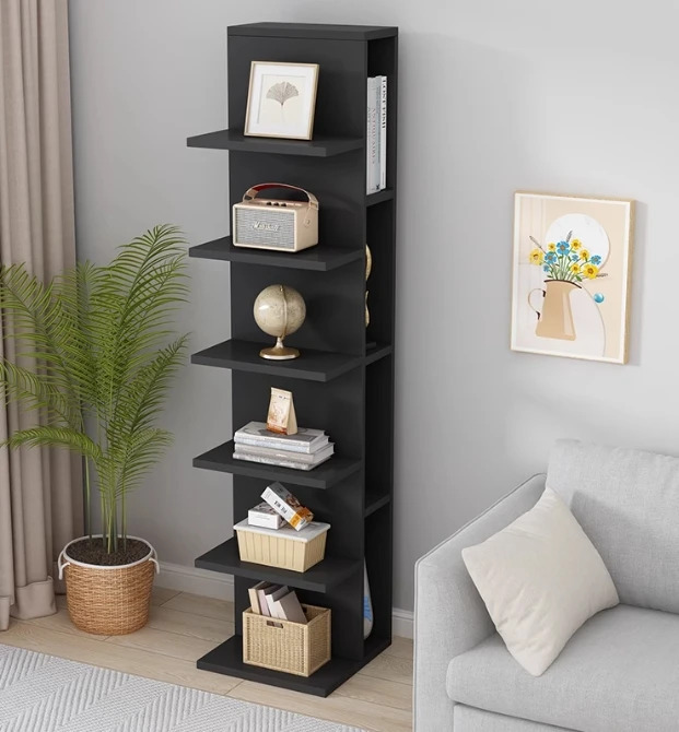 Простой и современный стеллаж от пола до потолка, спальня, гостиная, многослойное хранилище и книжный шкаф