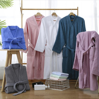 100 paxta terri xalat pijama tungi koʻylak Bahor kuz sochiq uzun uy xalat changni yutish Yukata pijama xalat