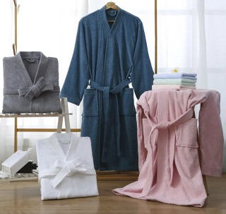 100 paxta terri xalat pijama tungi koʻylak Bahor kuz sochiq uzun uy xalat changni yutish Yukata pijama xalat