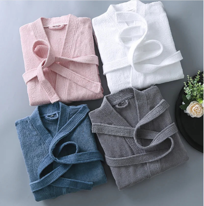 100 paxta terri xalat pijama tungi koʻylak Bahor kuz sochiq uzun uy xalat changni yutish Yukata pijama xalat
