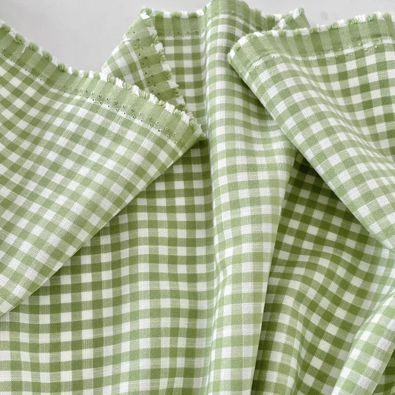 Mato Paxta Polyester Plaid Koʻylaklar Koʻylaklar Choyshablar Yorgan qoplamalari Yostiq jildlari Stol choyshablari DIY matolar