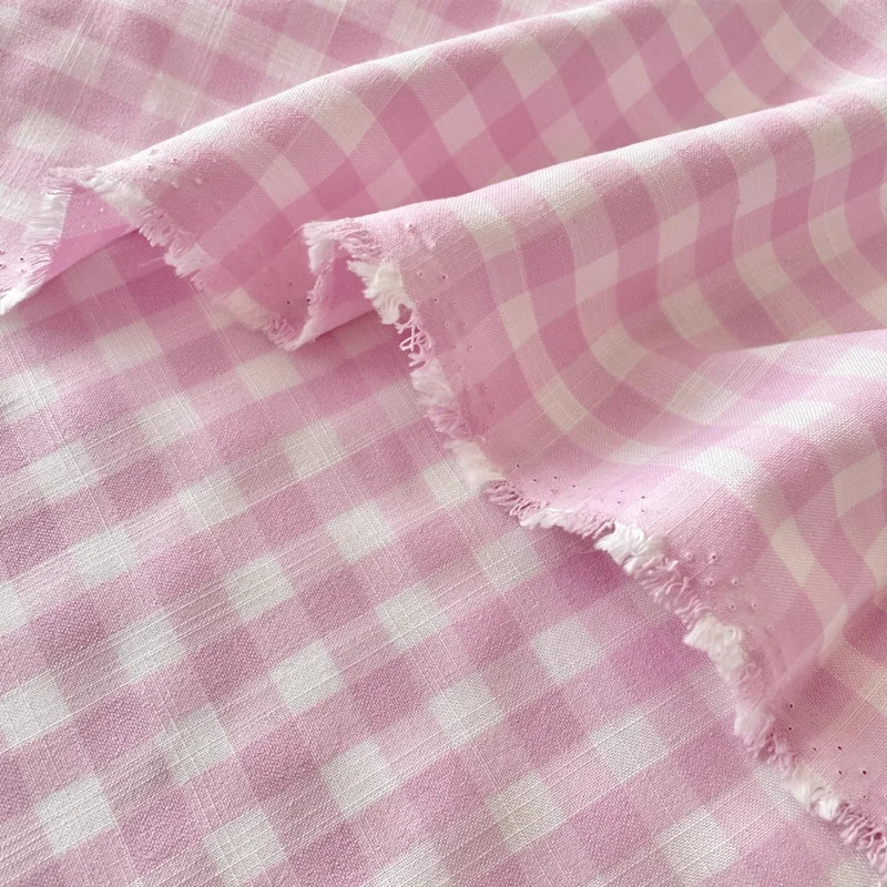 Mato Paxta Polyester Plaid Koʻylaklar Koʻylaklar Choyshablar Yorgan qoplamalari Yostiq jildlari Stol choyshablari DIY matolar