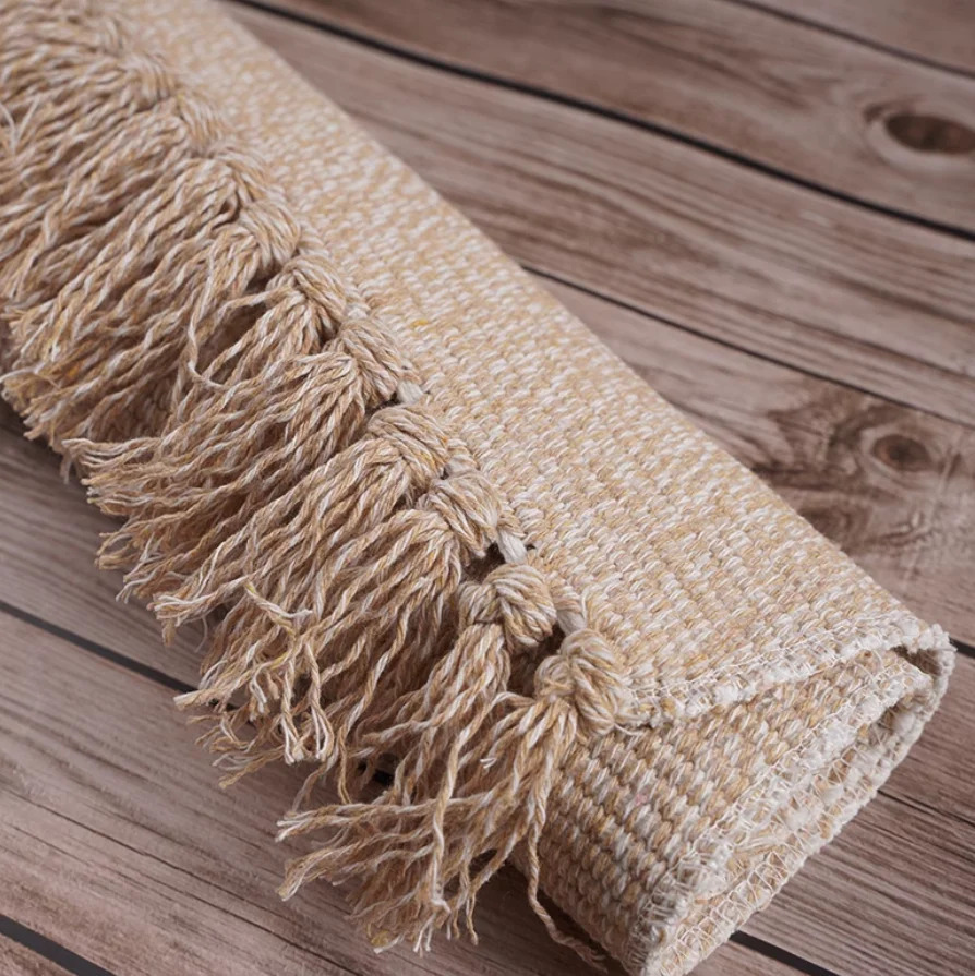 Современные тканые хлопковые льняные ковры Kilim для гостиной, дома, спальни, дивана, журнального столика, прикроватный коврик, ковер с кисточкой Tapis