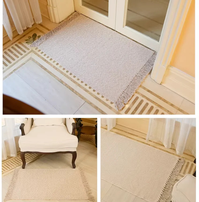 Современные тканые хлопковые льняные ковры Kilim для гостиной, дома, спальни, дивана, журнального столика, прикроватный коврик, ковер с кисточкой Tapis