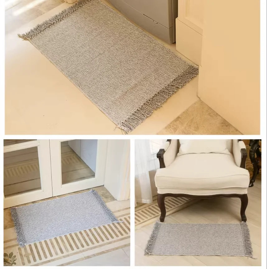 Современные тканые хлопковые льняные ковры Kilim для гостиной, дома, спальни, дивана, журнального столика, прикроватный коврик, ковер с кисточкой Tapis