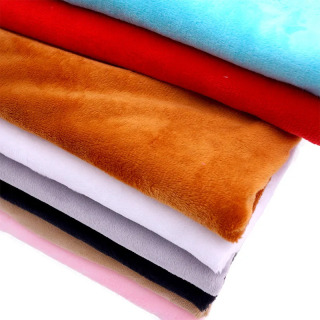 Tikuv uchun minky matolar DIY qoʻlda tayyorlangan uy toʻqimachilik oʻyinchoq mato peluş patchwork mato qattiq uslubda metr boʻyicha sotiladi