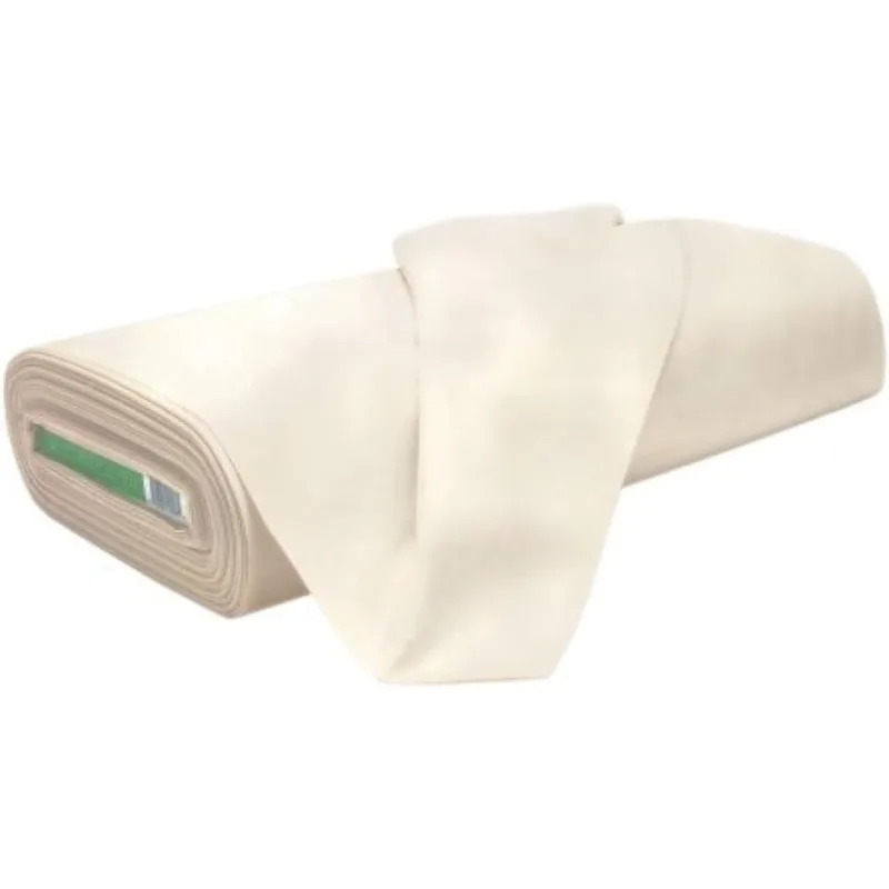 Muslin mato/toʻqimachilik, oqartirilmagan - drape mato - tabiiy, 5/10 m oʻrtacha ogʻirlik, 100% paxta, 63 dyuym. Keng tabiiy oqartirilmagan