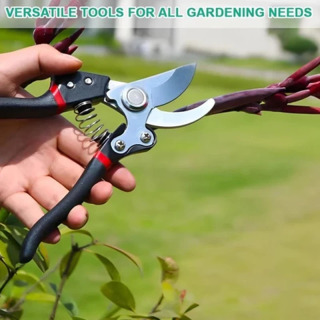 5 ta asosiy asbob bilan toʻliq bogʻdorchilik toʻplami; Secateurs, katlama savi qaychi, oʻsimlik toʻsar