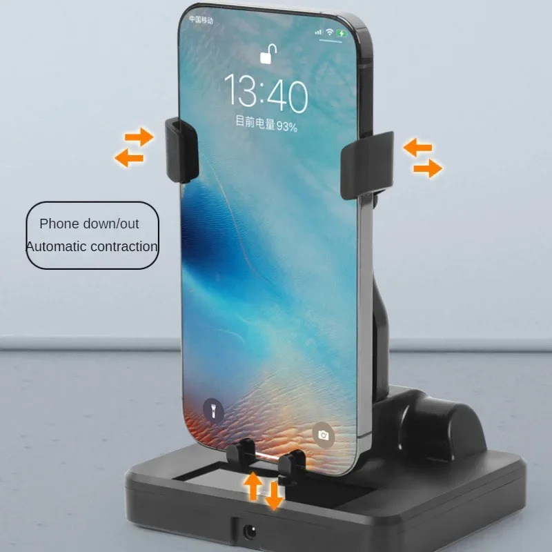 Ish stoli jim avtomatik silkituvchi mobil telefon stendi Avtomatik aylanadigan telefon shakeri pedometr pedometr pedometr