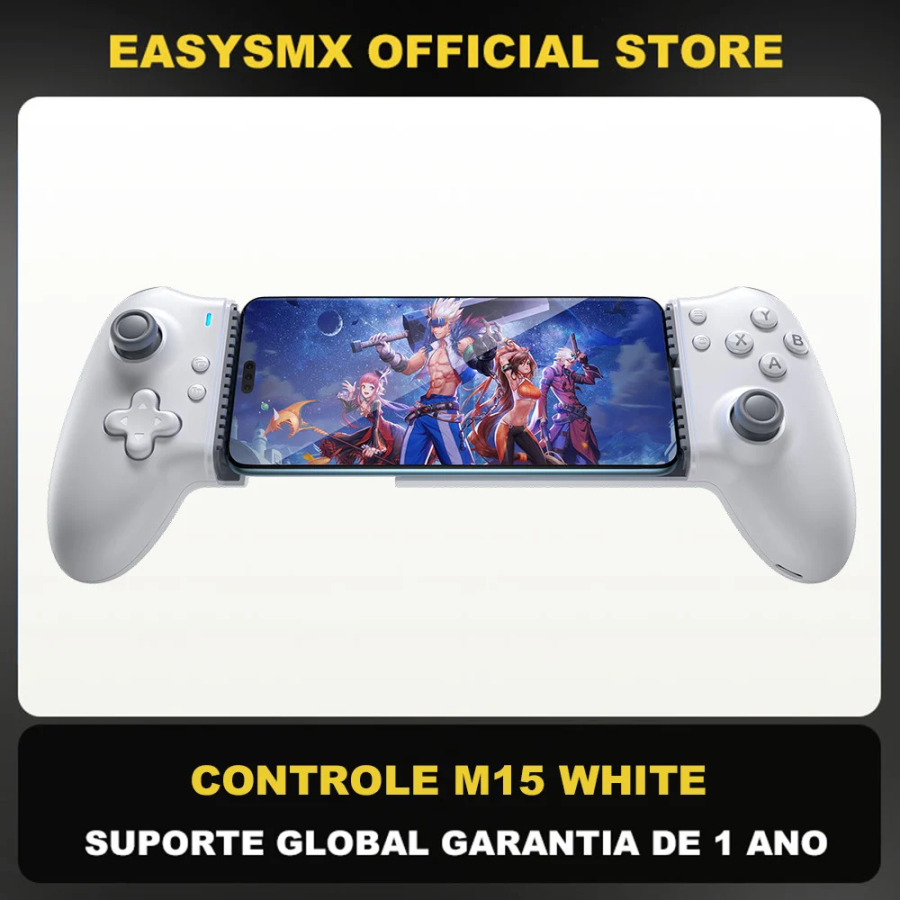 Игровой контроллер EasySMX M15 для мобильных телефонов, Type-C, с датчиками Холла, для Android и iPhone 15/16, облачных игр, Xbox Game Pass